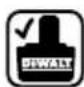 DEWALT DW911 - Placas en el cargador y en la batería - 7