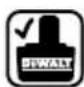 DEWALT DW911 - Etichette sul caricabatterie e sul gruppo batterie - 7