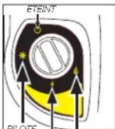 DEWALT DXRH008E - MODE D'EMPLOI/ECLAIRAGE POUR UTILISATION DES CARTOUCHES JETABLES D'1 LIVRE. DE Propane (G31) OU MELANGE DE BUTANE ET PROPANE (G30 + G31) de 450Gr 70/30: - 1