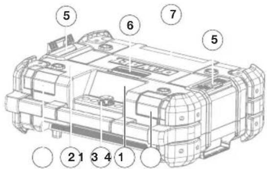 DEWALT DWST1-81080-XE - DESCRIÇÃO DO APARELHO - 1