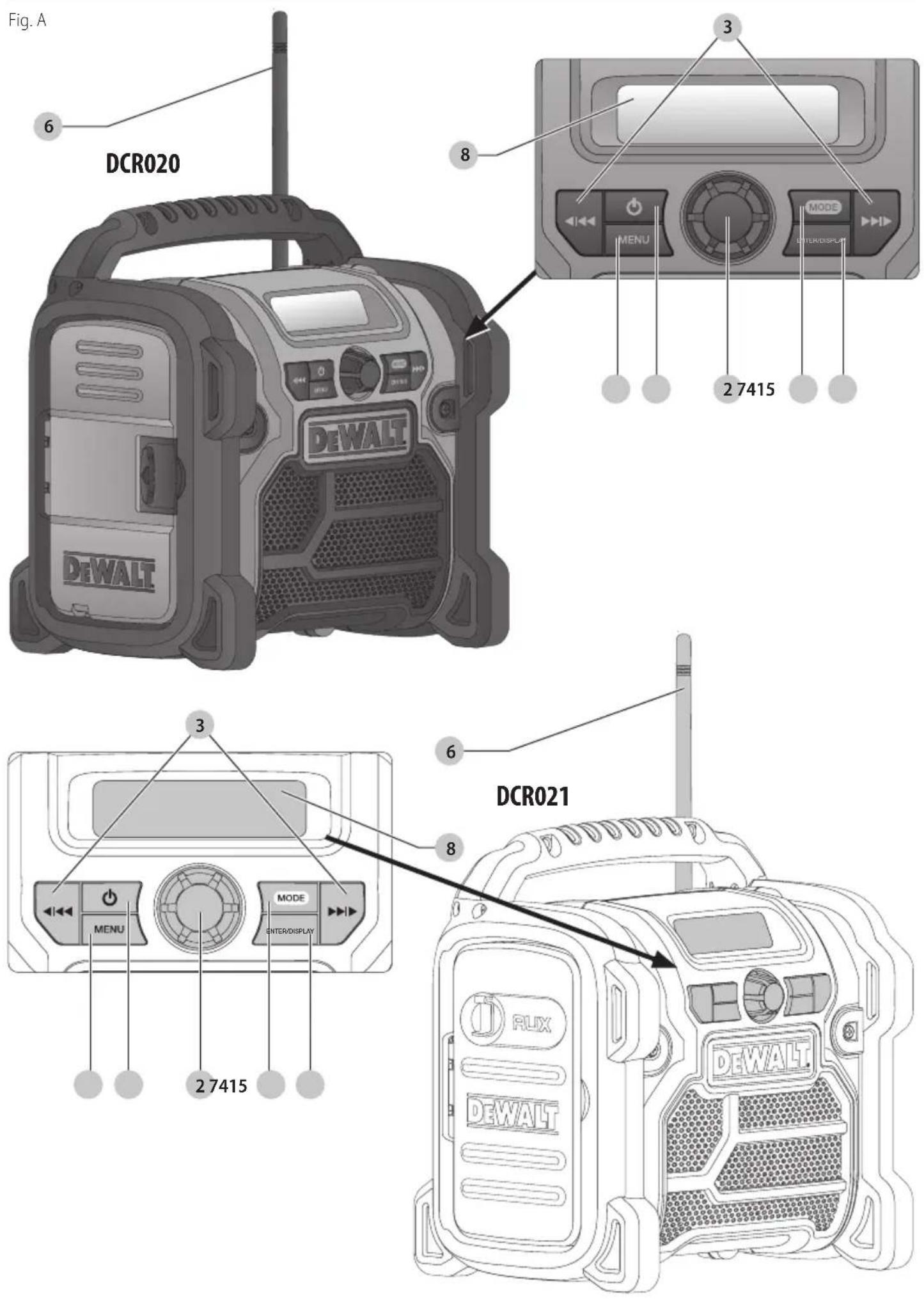 DEWALT DCR021 - 1