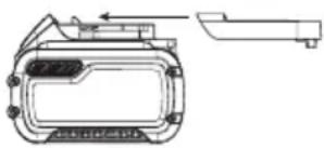 DEWALT DCD100Y - FLEXVOLTTM-akun kuljetus - 1