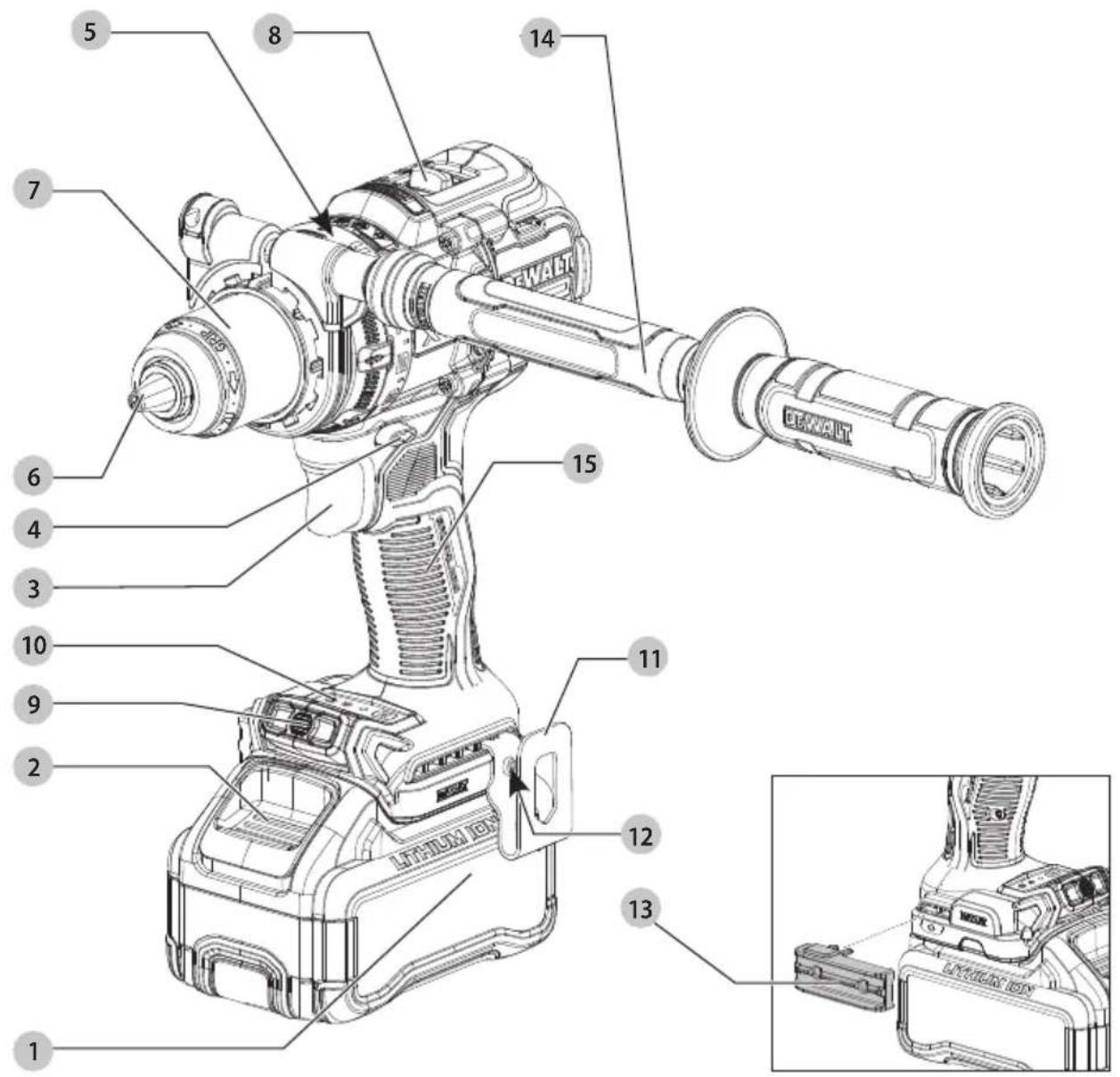 DEWALT DCD1007 - 1