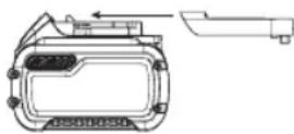 DEWALT DCD992 - Transport de la batterie FLEXVOLT™ - 1