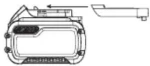 DEWALT DCF860 - Transport av FLEXVOLT™ batteri - 1