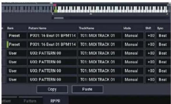KORG Nautilus 88 AT - Création de données RPPR - 2