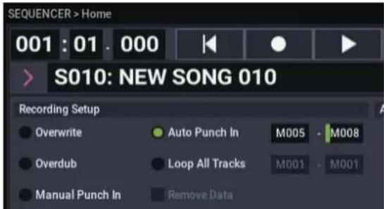 KORG Nautilus 88 AT - Auto Punch-In - 1