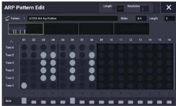 KORG Nautilus 88 AT - Motif d'accord - 3