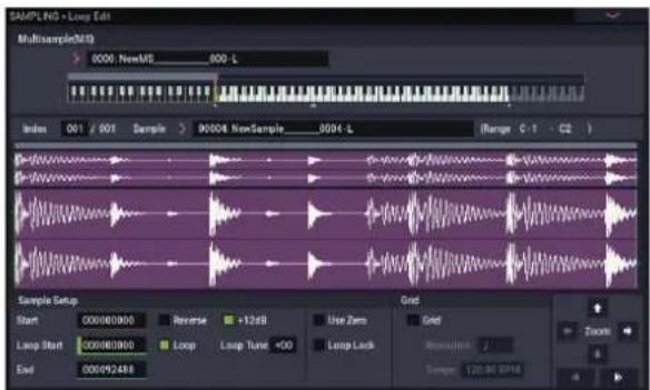 KORG Nautilus 88 AT - Travail avec "Time Slice" - 1