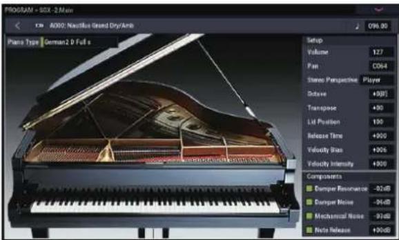 KORG Nautilus 88 AT - Utilisation de programmes EXi - 3