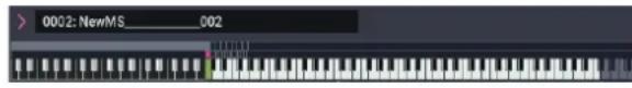 KORG Nautilus 88 AT - Touchez le bouton Create pour creer un index. - 1