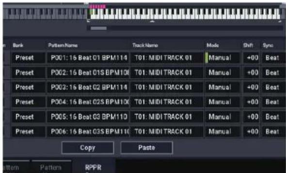 KORG Nautilus 88 AT - Création de données RPPR - 3