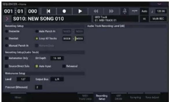 KORG Nautilus 88 AT - Loop All Tracks - 1