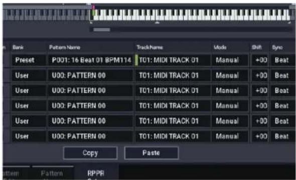 KORG Nautilus 88 AT - Création de données RPPR - 1
