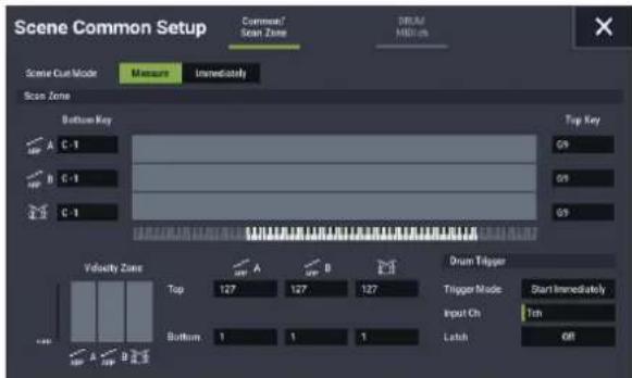 KORG Nautilus 88 AT - Réglages d'arpégiateur en mode SEQUENCER - 1