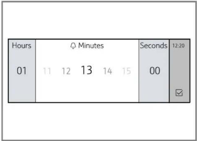 THERMADOR PODS302B - Setting the kitchen timer - 1