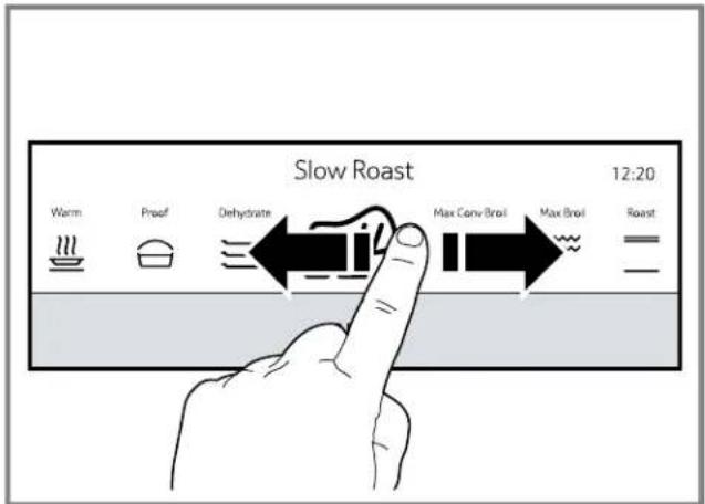 THERMADOR PODS302B - Operating the full-touch display - 2