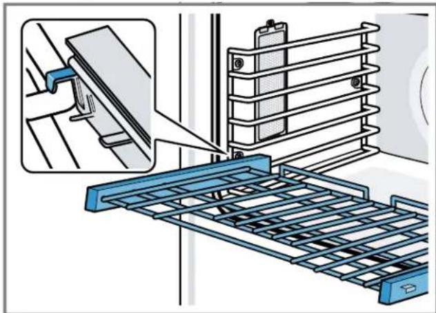 THERMADOR PODS302B - Inserting the telescopic rack - 1