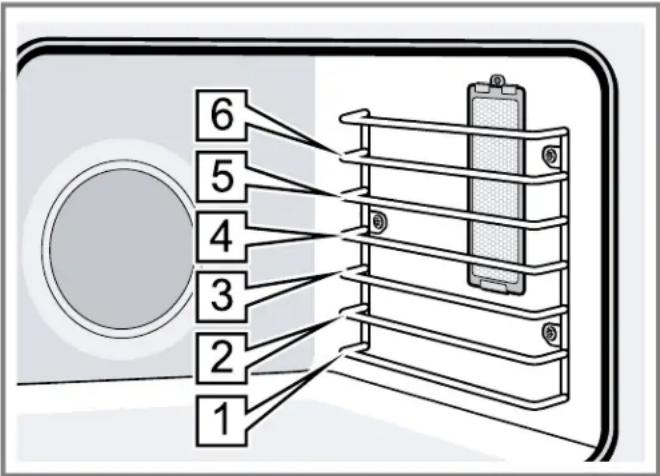 THERMADOR PODS302B - Positions des grilles - 1