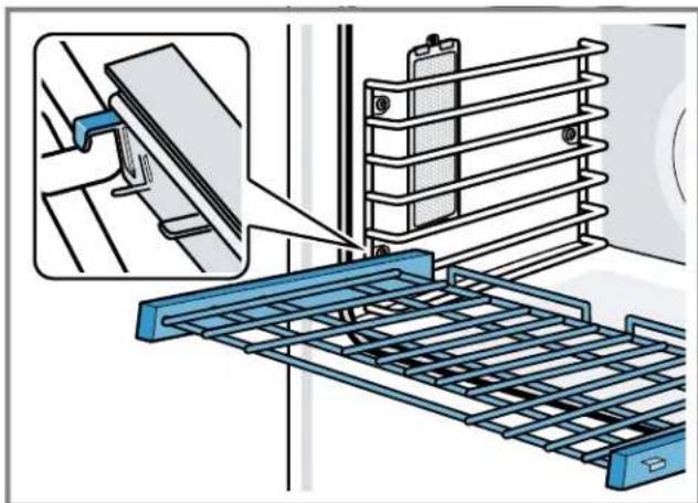 THERMADOR PODS302B - Insertion de la grille télescopique - 1