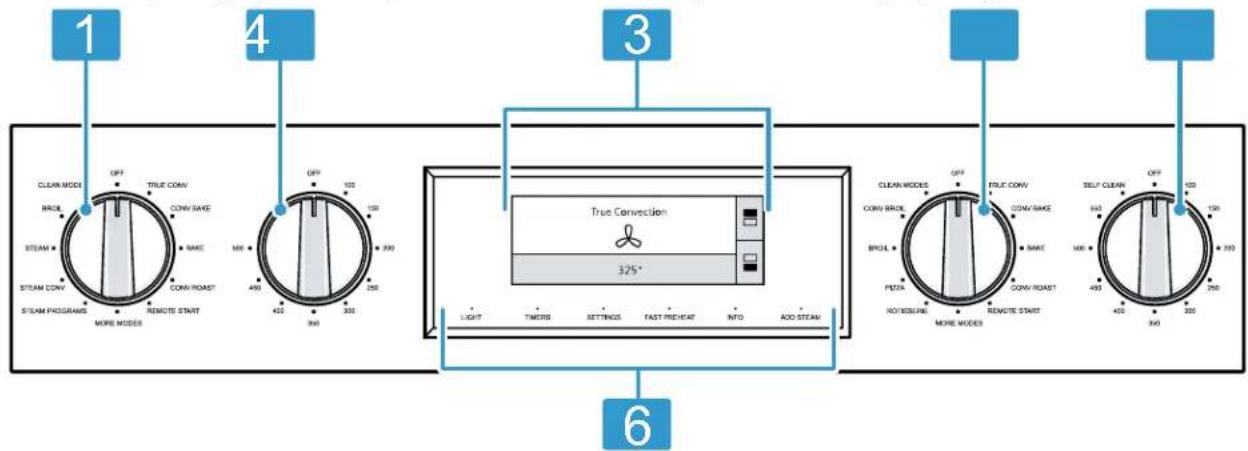 THERMADOR PODS302B - Control panel - 1