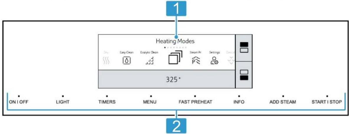 THERMADOR MEDS301BS - Control panel - 1