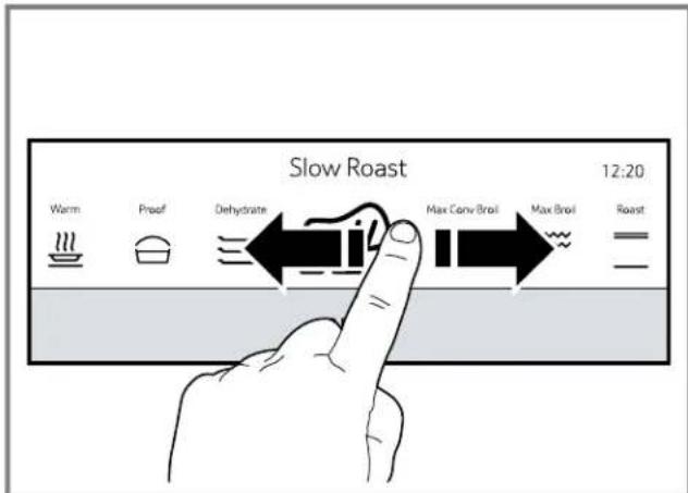 THERMADOR MEDS301BS - Operating the full-touch display - 2