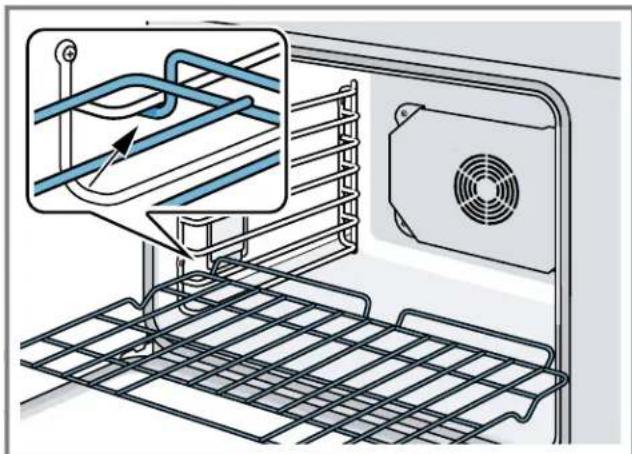 THERMADOR MEDS301BS - Inserting the wire rack - 1