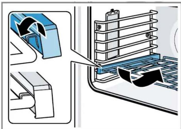 THERMADOR MEDS301BS - Inserting the telescopic rack - 3