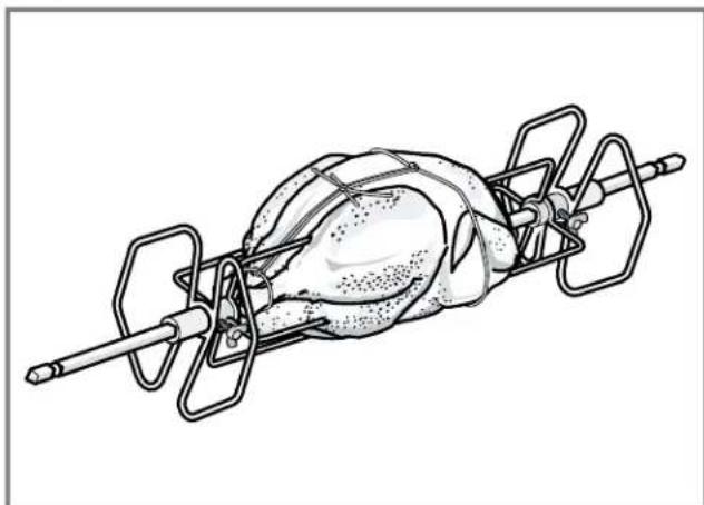 THERMADOR MEDS301BS - Trussing poultry for the rotisserie - 5