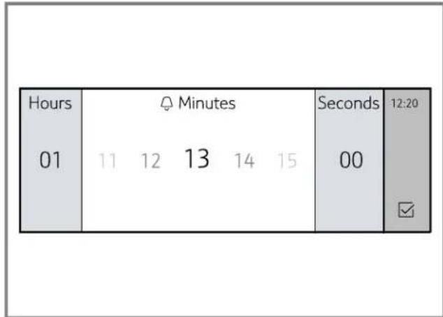 THERMADOR MEDS301BS - Setting the kitchen timer - 1