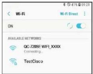 Maginon QC-720SE WiFi - Connexion du quadrocoptère avec l'application - 3