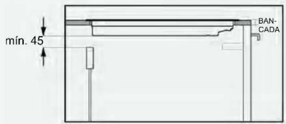 HAIER HAIFB54IRCS - Espessuras da bancada - 2