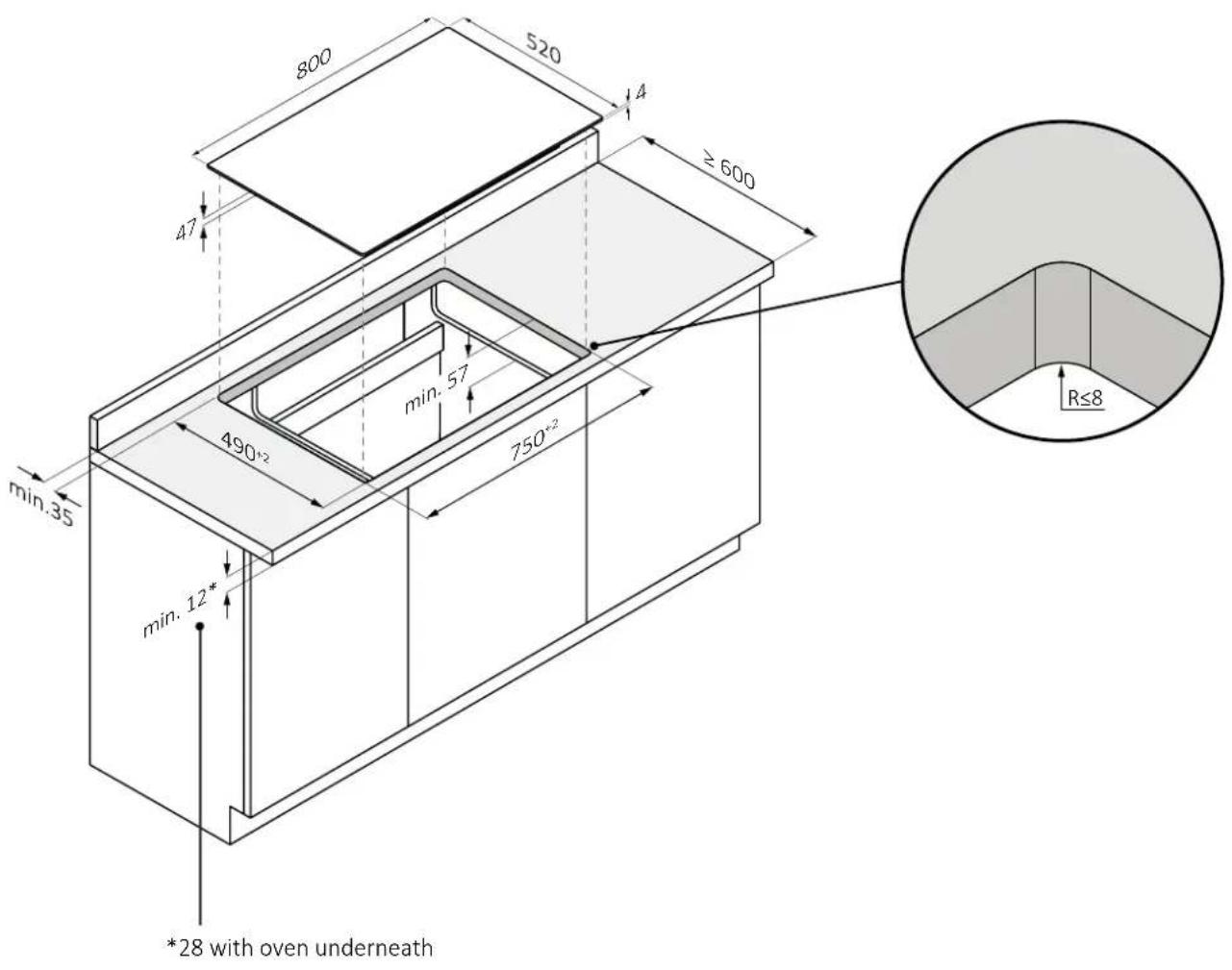 HAIER HAIFB54IRCS - Hob width 80 - 1