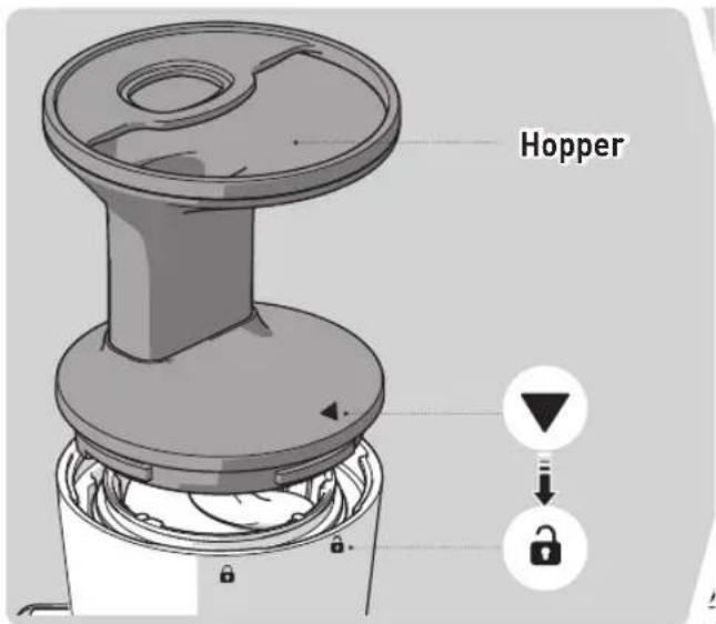 Hurom H101 Easy Clean - Assembling Juice Chamber Set - 3