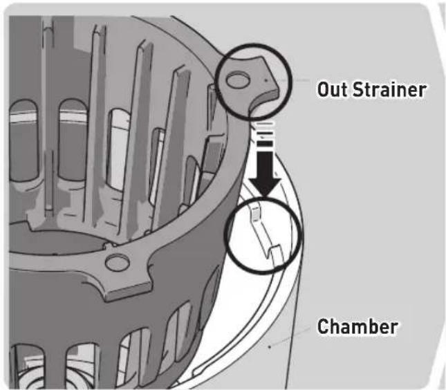 Hurom H101 Easy Clean - Assembling Juice Chamber Set - 2