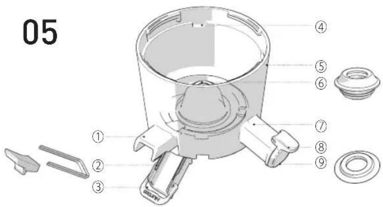 Hurom H101 Easy Clean - Chamber - 1