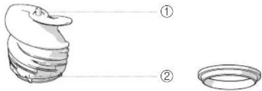 Hurom H101 Easy Clean - Guide des composants (chambre) - 2