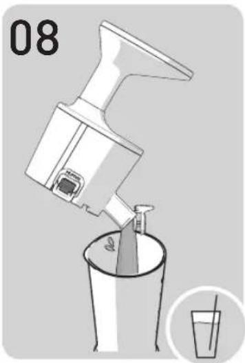 Hurom H101 Easy Clean - How to Use: Making Juice / Ice Cream - 8