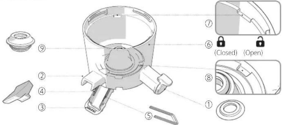 Hurom H101 Easy Clean - / Chamber - 1