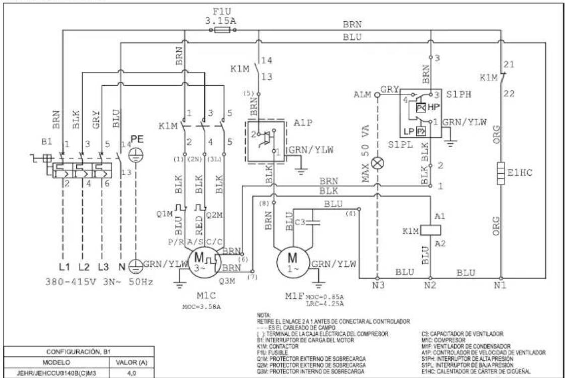 DAIKIN JEHSCU0400CM3 - Trifásico - 1