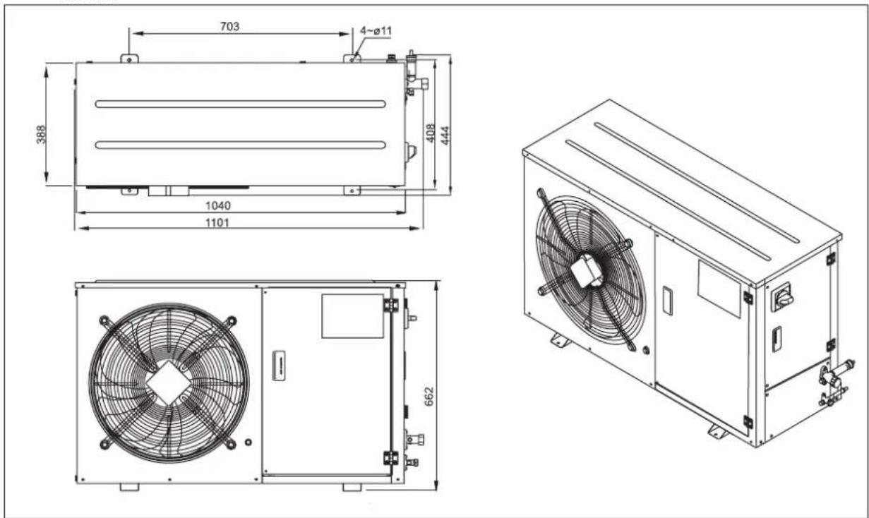 DAIKIN JEHSCU0680CM3 - Rysunki obrysowe - 2