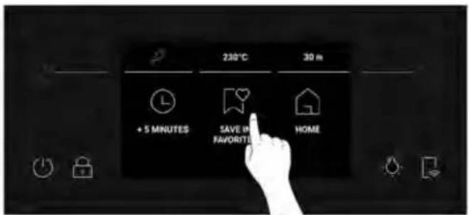 HAIER H6 ID66C3YTB1 - Αποθήκευση συνταγών στα «Αγαπημένα»: - 1