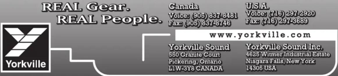 YORKVILLE EXM Mobile 8 - État de "Veille" à Faible - 1