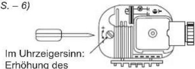 DAIKIN JEHSCU0600CM3 - Einstellung der Geblasedrehzahl - 1