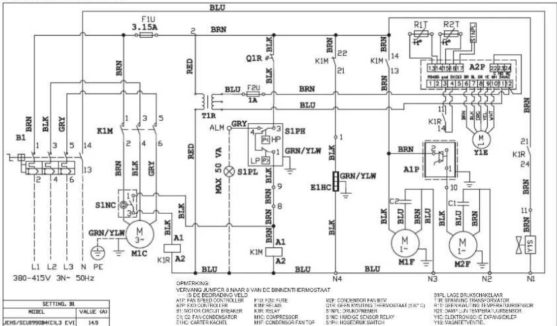 DAIKIN JEHSCU0600CM3 - EVI-unit series 4 - 5