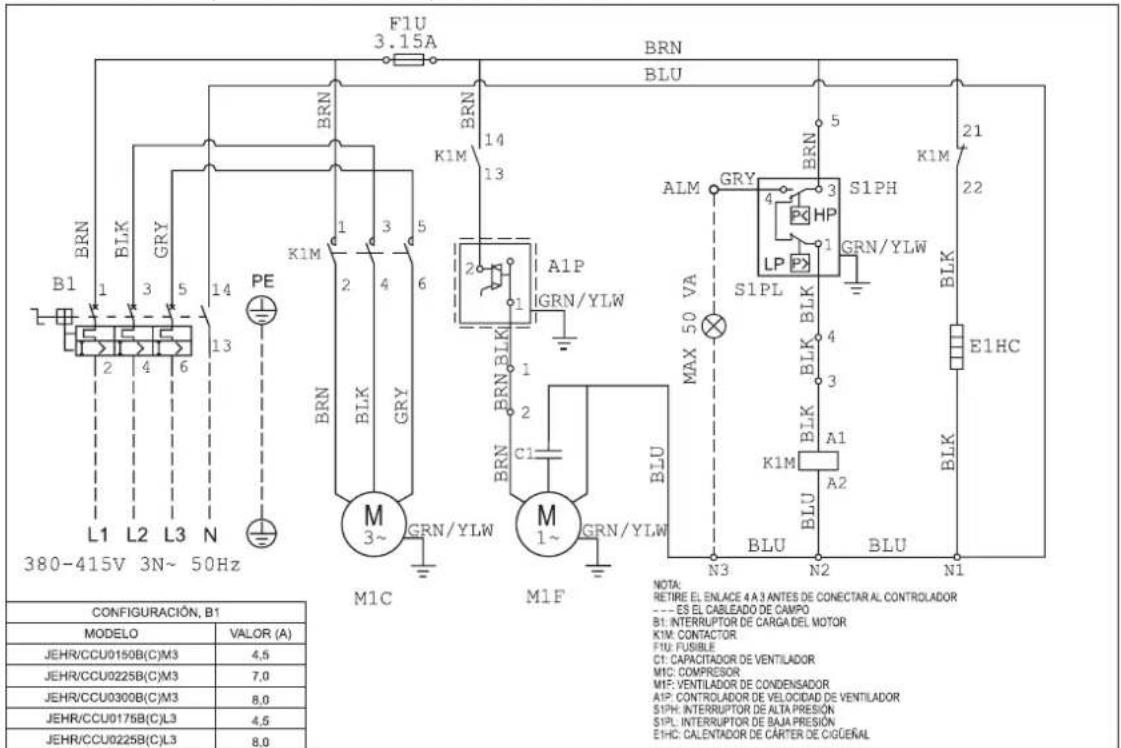 DAIKIN JEHCCU0040CM1 - Trifásico - 2