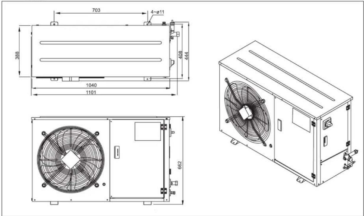 DAIKIN JEHCCU0040CM1 - Schetsmatige Weergave - 2