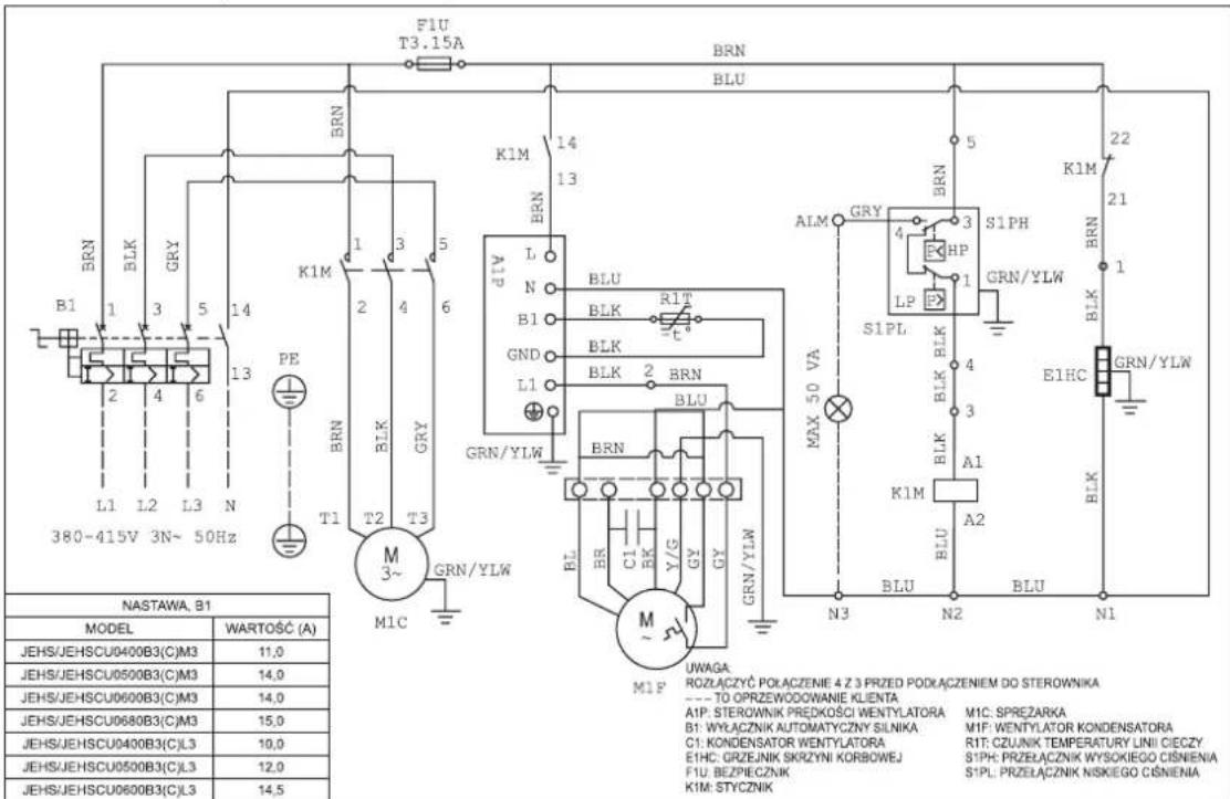 DAIKIN JEHCCU0040CM1 - Trójfazowy - 4