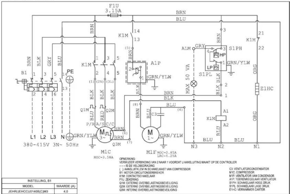 DAIKIN JEHCCU0077CM1 - Driefasig - 1